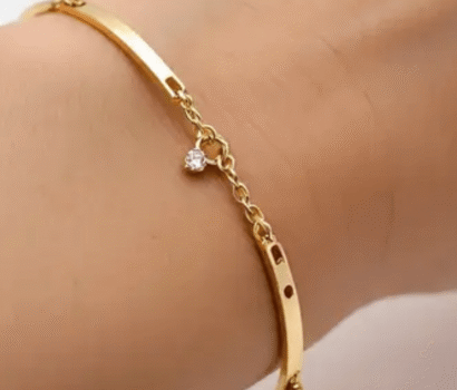 gelang emas paperclip